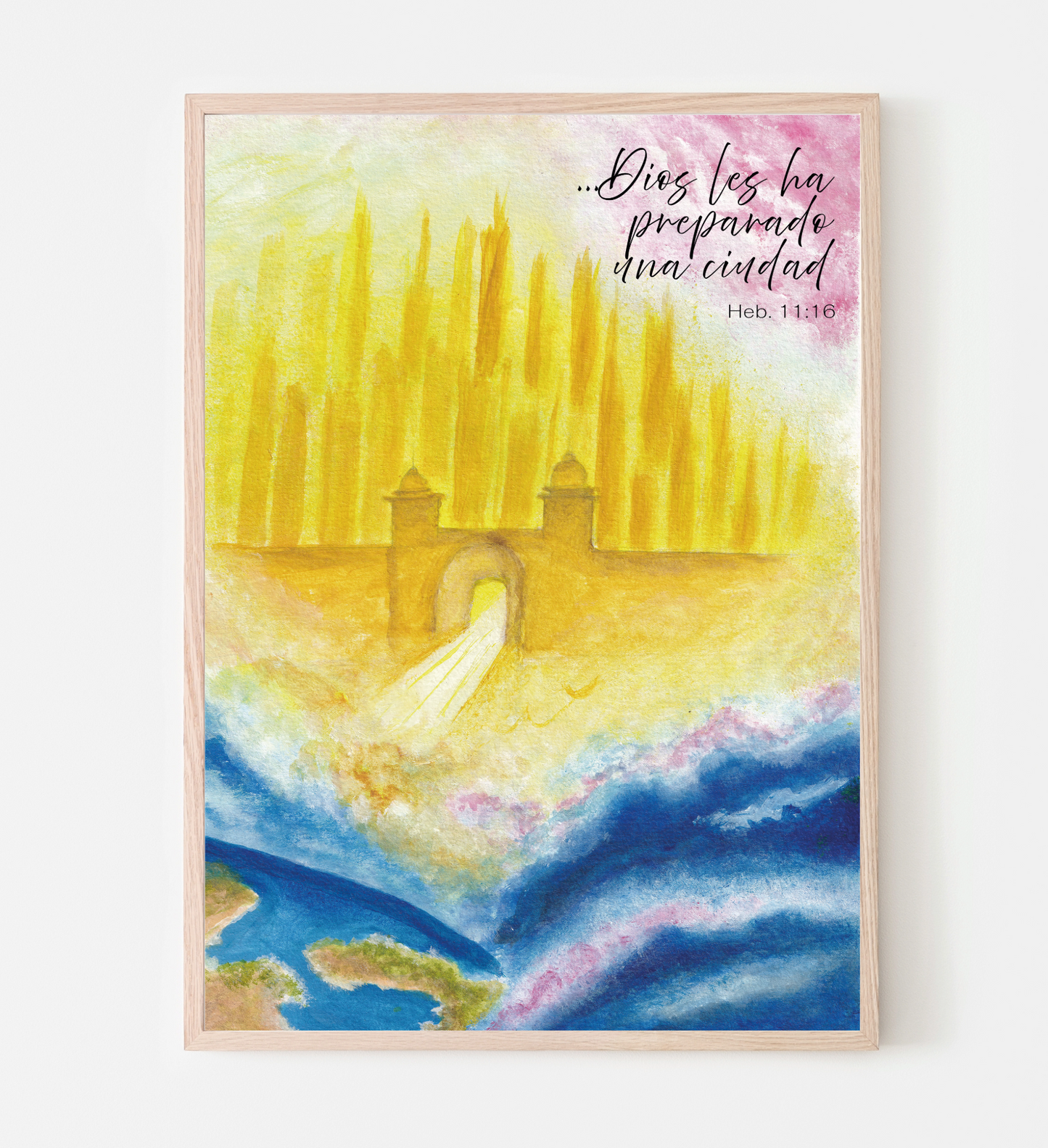 Art print Ciudad celestial