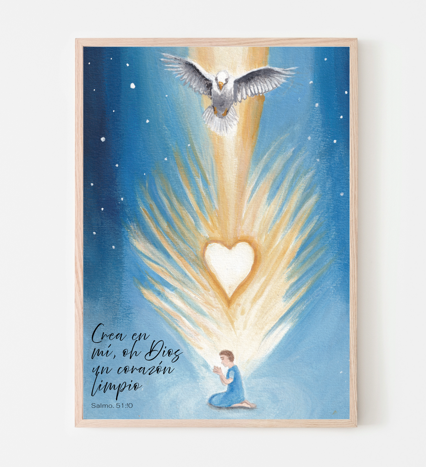 Art print Corazón limpio
