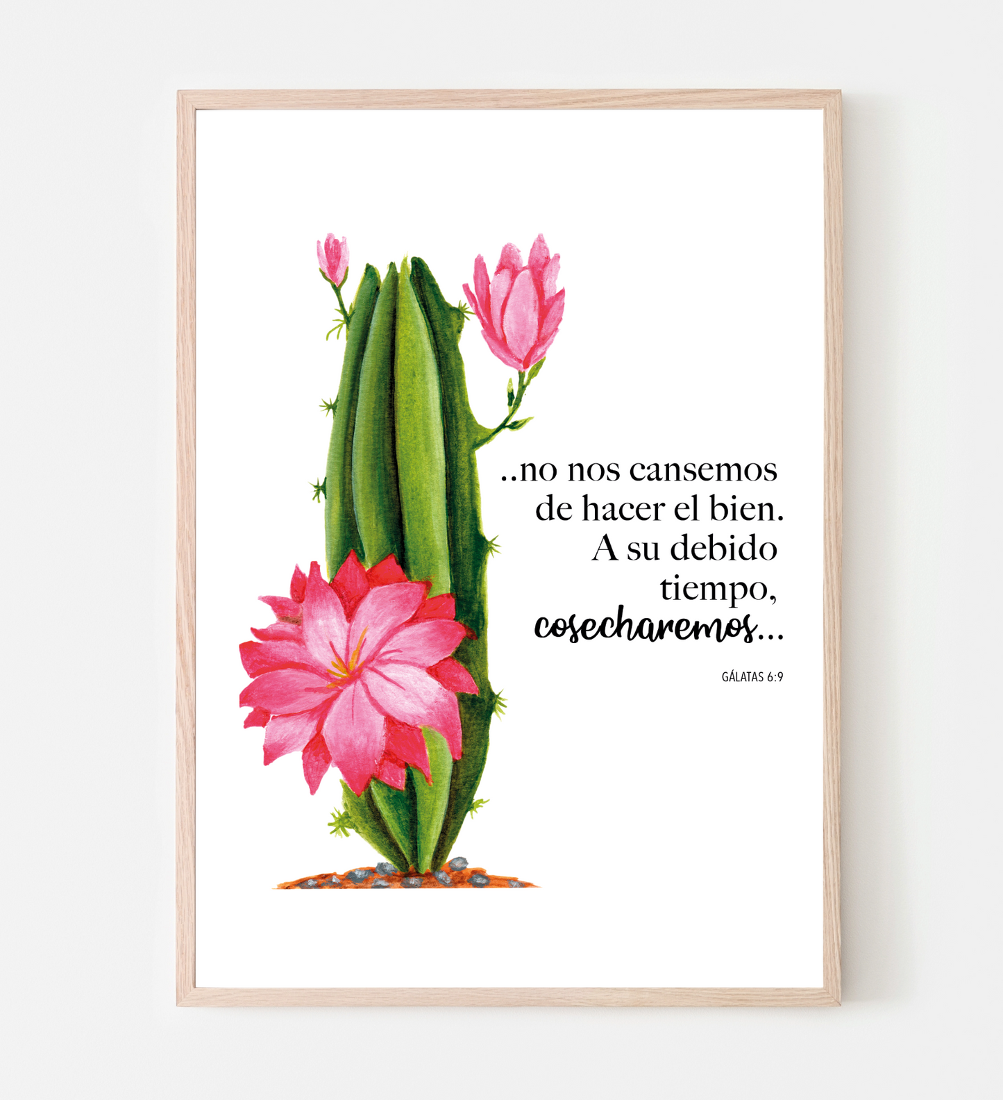 Art print No nos cansemos de hacer el bien