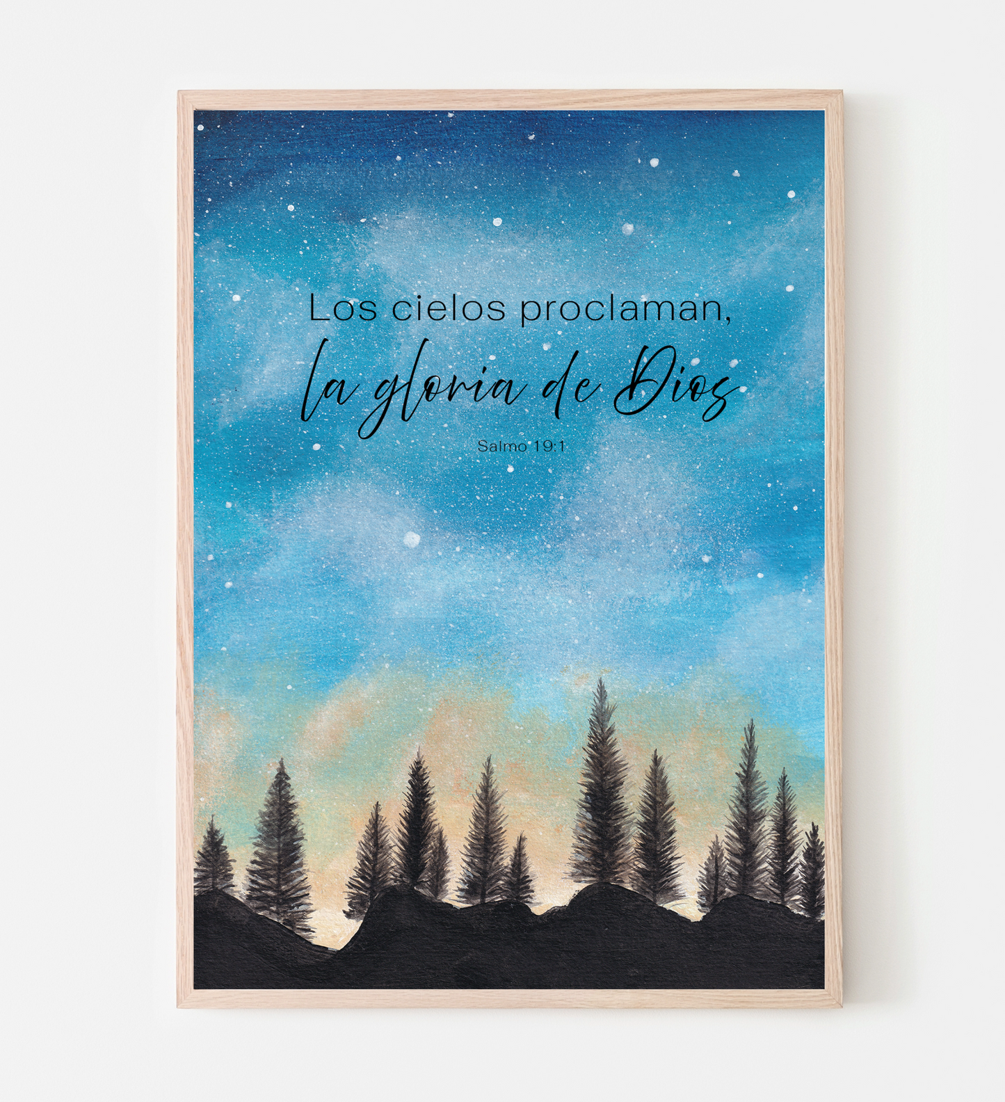 Art print Los cielos proclaman