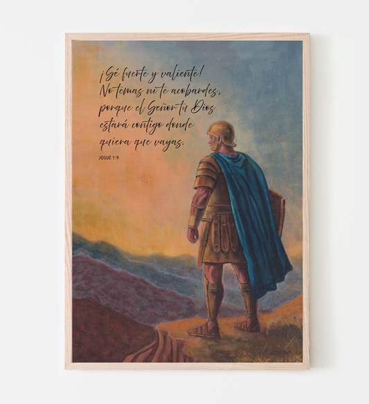 Art print Sé fuerte y valiente