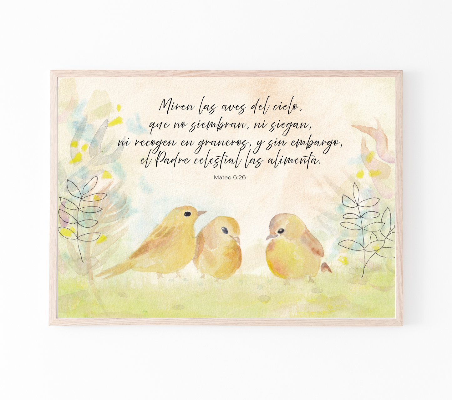 Art print Provisión de Dios
