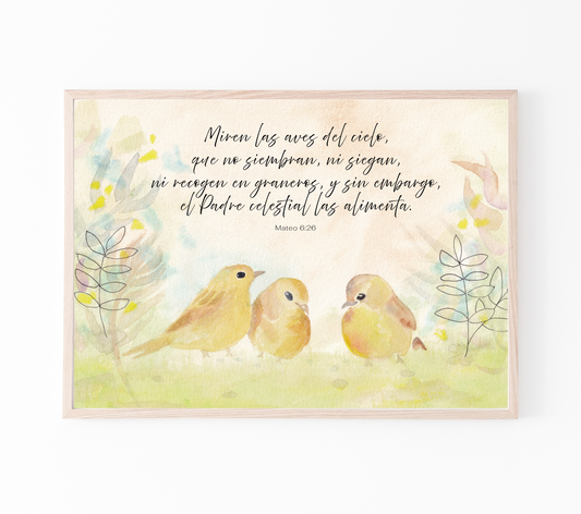 Art print Provisión de Dios